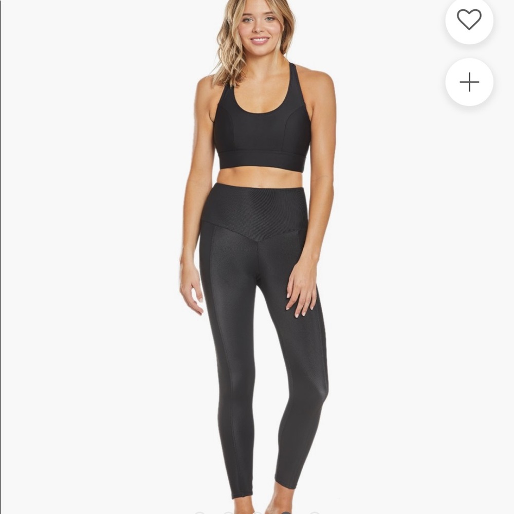Onzie Ribbed Sweetheart 7/8 yoga leggings